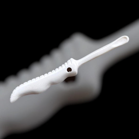 Roman ear spoon and nail cleaner, 1st-4th century, polished bone, after a find from Caen in France