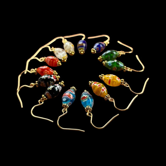 Glasohrringe "Multiperiod"