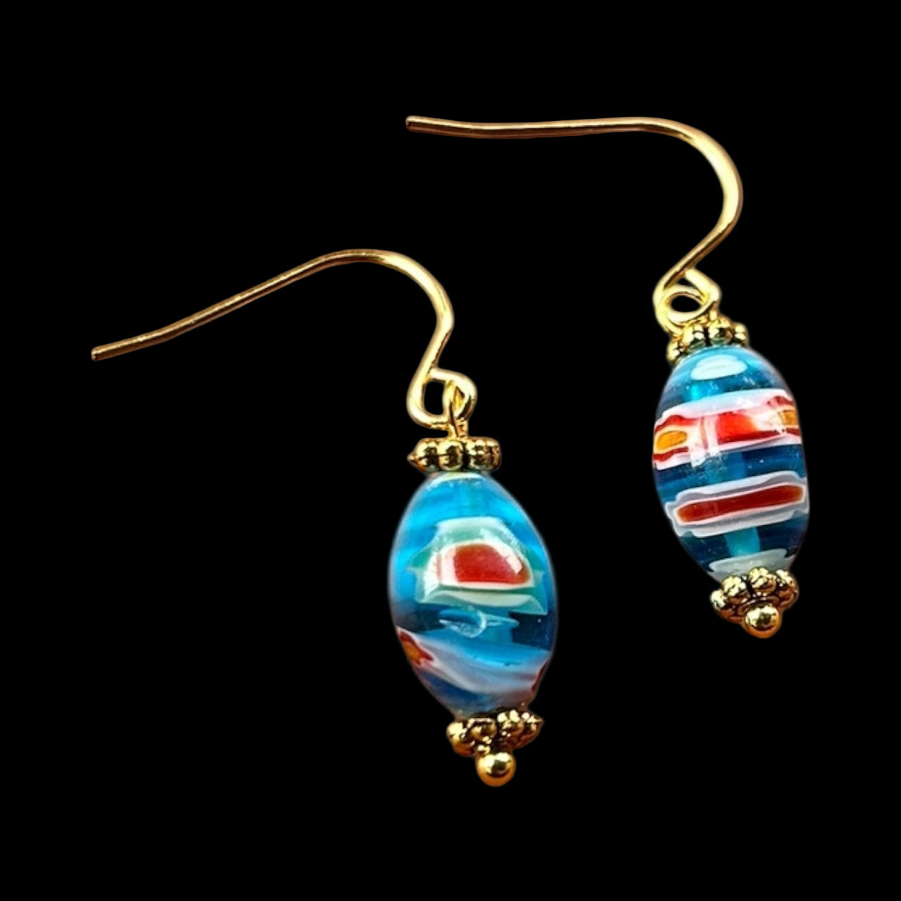 Glasohrringe "Multiperiod"