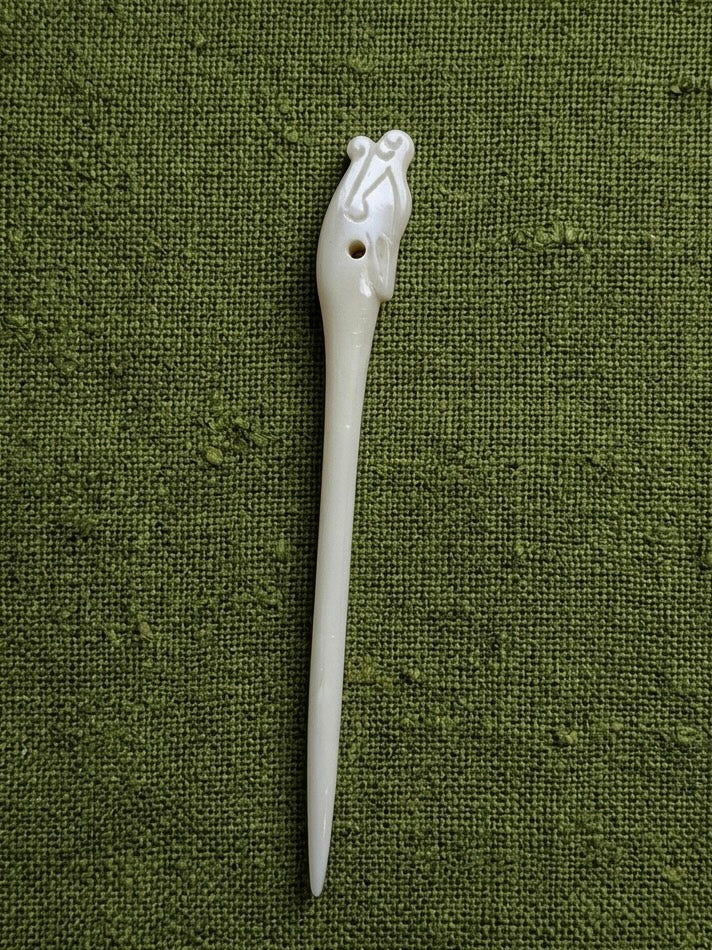 Viking hairpin/robe pin made of bone after a find from Sigtuna