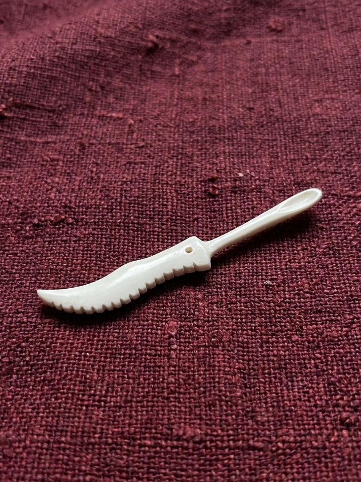 Roman ear spoon and nail cleaner, 1st-4th century, polished bone, after a find from Caen in France