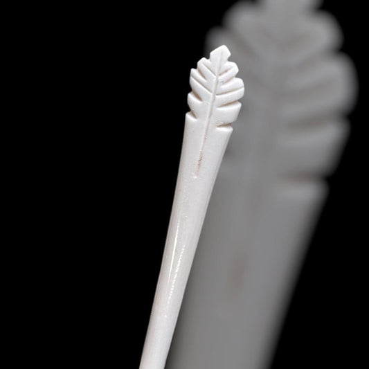 Roman bone hairpin after a find from Xanten, 1st-2nd century, polished bone, approx. 10 cm